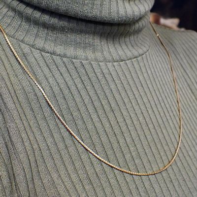 Image 2 of 18K Gold S-link Necklace | 61.5 cm