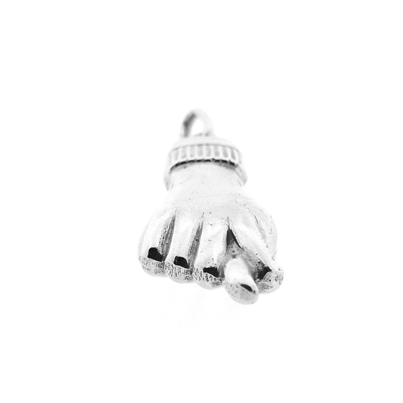Image 6 of Silver pendant of a Figa fist
