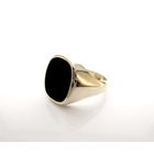 Image 4 of Gold signet ring with onyx | Men