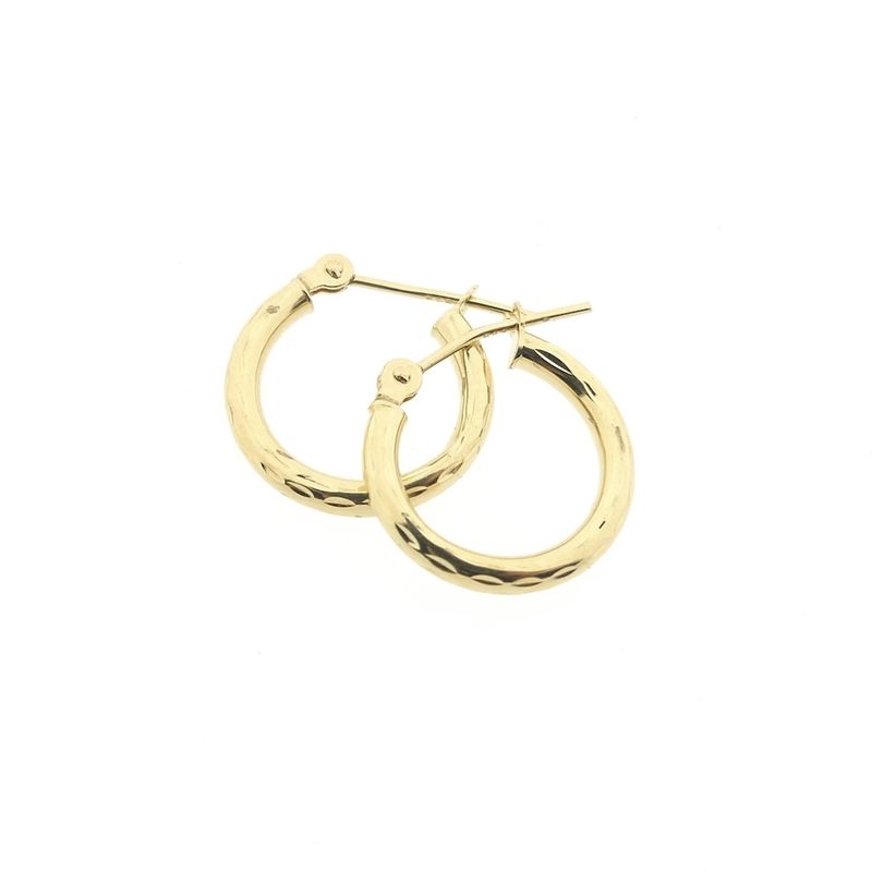 Image 7 of Gold earrings | Ø 13.5 mm