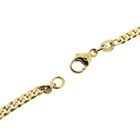 Image 3 of Gold flat gourmet link chain | 41 cm