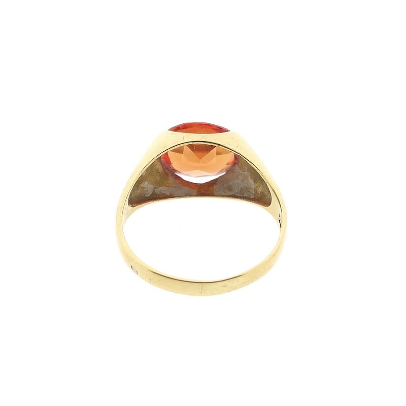 Image 6 of Vintage gold ring with sapphire