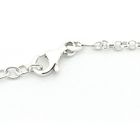 Image 4 of Silver necklace with black jet stones | 42 cm