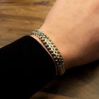 Image 7 of Gold French gourmet link bracelet | 18 cm