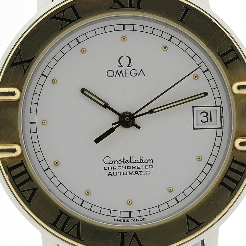Image 12 of Omega Constellation Chronometer Automatic; Vintage goud/stalen horloge