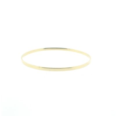 Image 1 of Gold smooth slave bracelet | Ø 67 mm