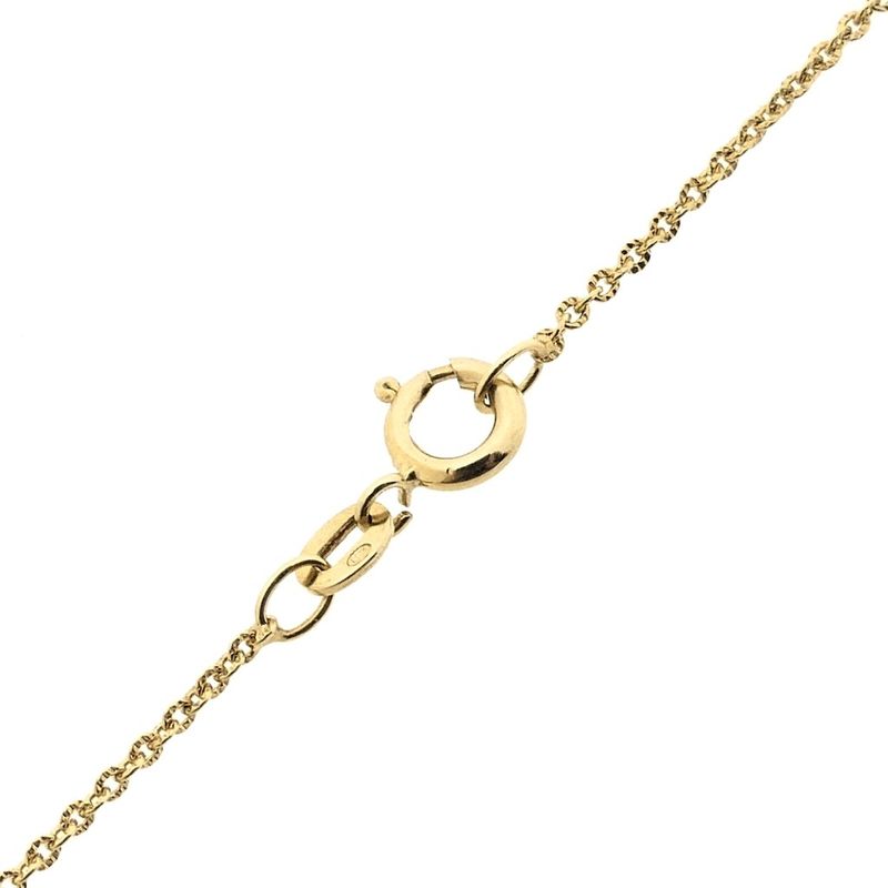 Image 4 of Gold anchor link necklace