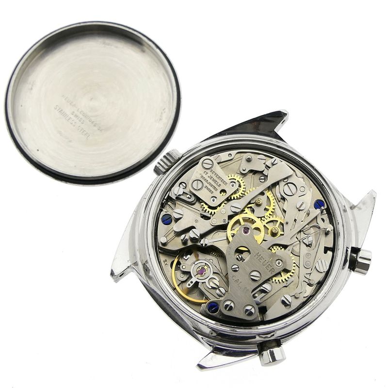 Image 19 of Heuer Carrera 1153; Vintage chronograaf heren horloge