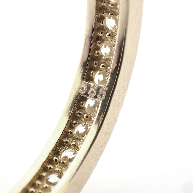 Image 9 of Gold alliance ring with zirconia