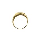 Image 9 of Two-tone gold Rolex President band ring with zirconia