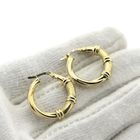 Image 7 of Vintage gold hoop earrings | Ø 21.5 mm
