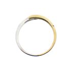 Image 5 of Two-tone gold ring set with zirconia