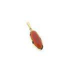 Image 4 of Gold pendant with carnelian
