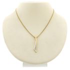 Image 9 of Gold pendant with diamonds