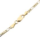Image 4 of Two-tone gold Figaro link bracelet