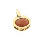 Image 3 of Gold pendant with red coral | Vintage