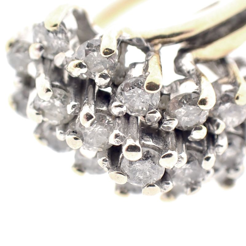 Image 4 of 10 carat exclusive cocktail ring with diamonds approx. 0.76 ct.