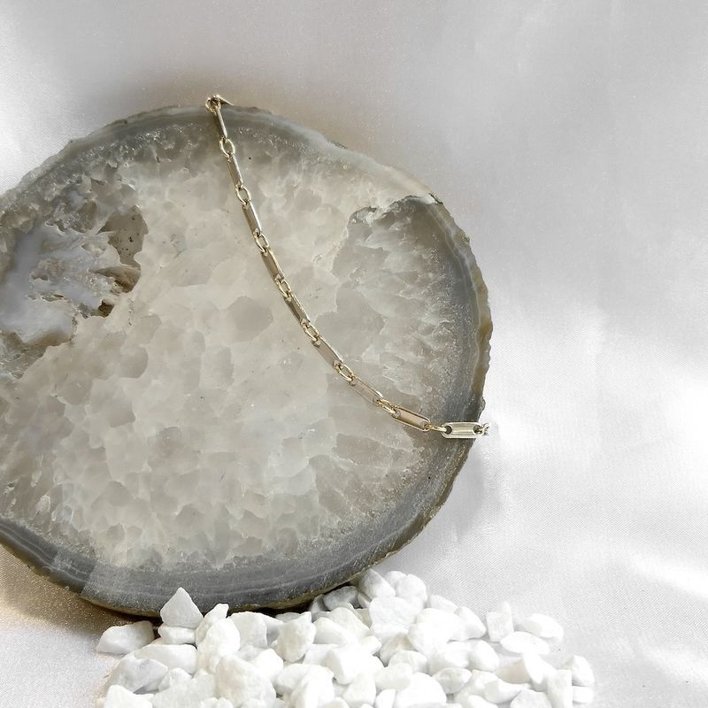 Image 2 of Two-tone gold fantasy link bracelet; HASGUL | 19.0 cm