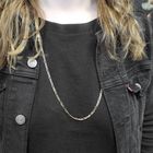 Image 11 of Gold long Figaro link chain