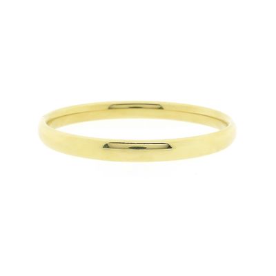 Image 1 of Gold smooth slave bracelet | Ø 61.5 mm
