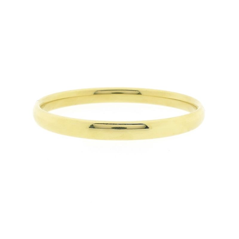 Image 1 of Gold smooth slave bracelet | Ø 61.5 mm
