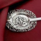 Image 2 of Silver ashtray with festive scene