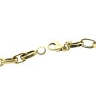 Image 4 of Gold Anchor-Link Bracelet with Nazar Eye