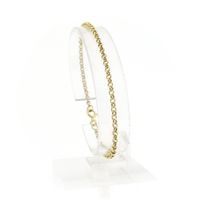 8-karat Jasseron link bracelet | 19 cm