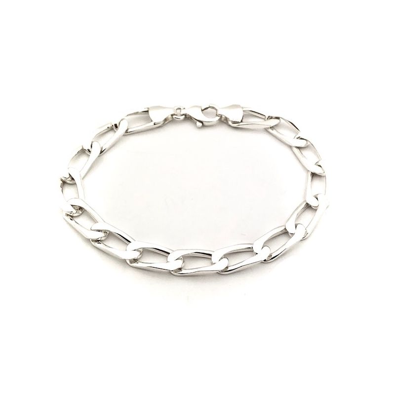 Image 1 of Silver link bracelet | 21 cm