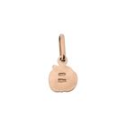 Image 3 of Rose gold pendant of an apple with a leaf