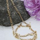 Image 2 of 9 carat Figaro link chain | 51 cm