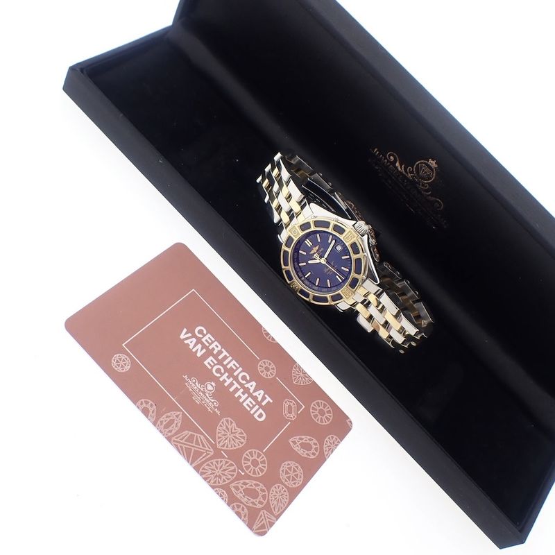 Image 3 of Breitling Lady-J; Gold/steel women's watch