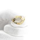 Image 9 of Vintage two-tone gold brooch with pearl