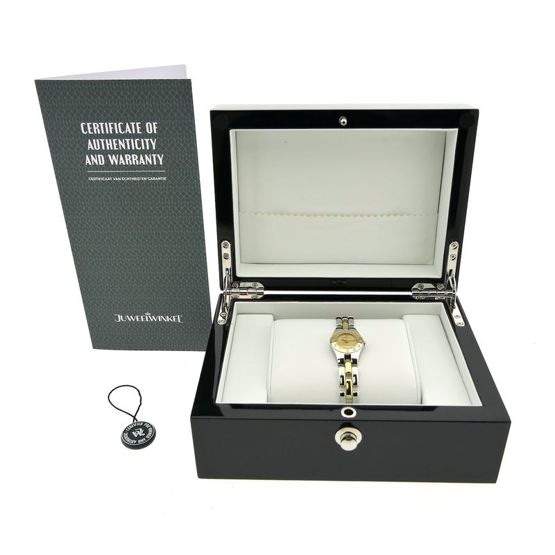 Image 4 of Baume & Mercier Linea MV045203; Bi-color ladies watch