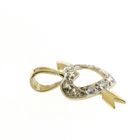 Image 4 of Gold pendant of a heart with arrow