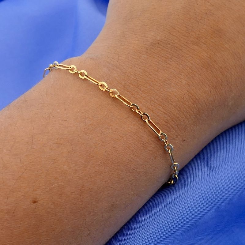 Image 4 of Golden fantasy link bracelet | 18 cm