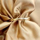 Image 2 of Gold smooth slave bracelet | Ø 60 mm