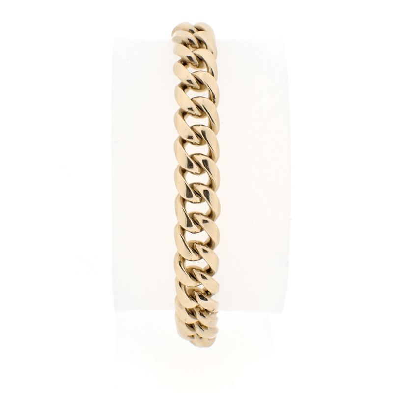 Image 3 of 18K Gold gourmet link bracelet | 20.5 cm