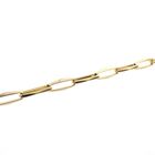Image 4 of Gold closed forever link bracelet | 21 cm