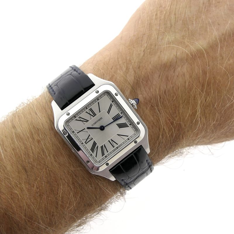 Image 9 of Cartier Santos Dumont WSSA0022; Men's watch