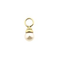 Gouden hanger met cultivéparel