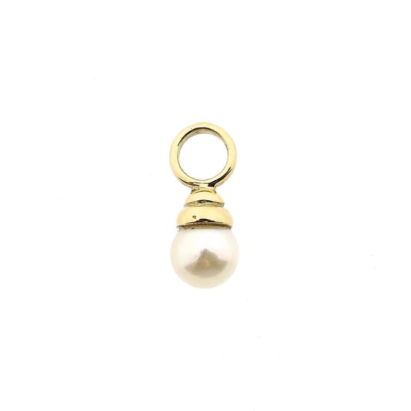 Afbeelding 1 van Gouden hanger met cultivéparel