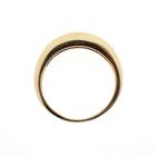 Image 11 of Gold double row ring with sapphires and diamonds