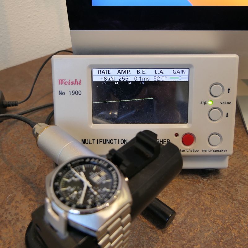 Image 16 of Omega Speedmaster Automatic 'Mark 4.5' 176.0012; Chronograph men's watch