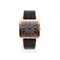 Cartier Santos Dumont 2650 W2006951; 18ct. Rosé Gouden Horloge