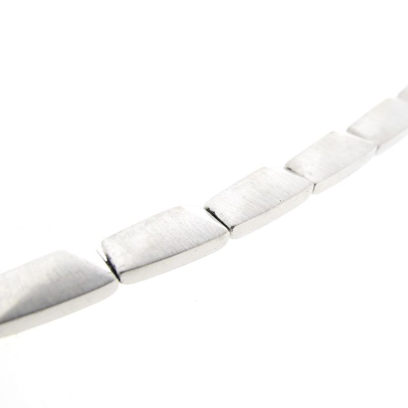 Image 4 of White gold fantasy link necklace.