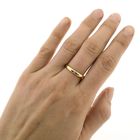 Image 8 of Gold solitaire ring with diamond | Tiffany & Co; By Elsa Peretti