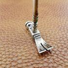 Image 2 of Silver cocktail stick; Hammer | Vintage