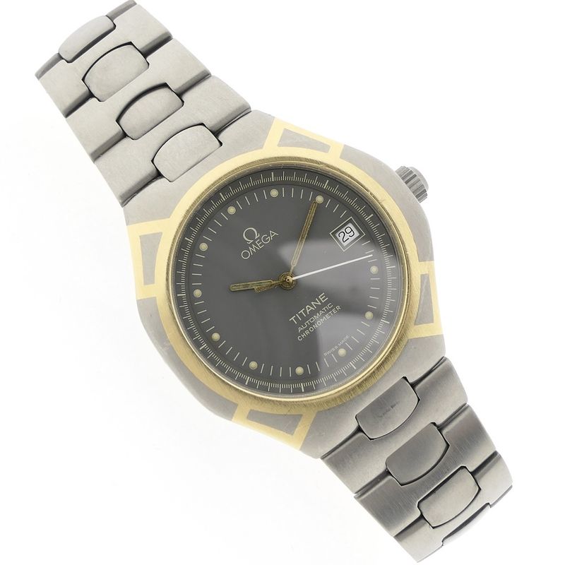Image 13 of Omega Polaris 'Titane'; Automatic men's watch