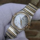 Image 18 of Omega Constellation Manhattan; Women's watch with mother-of-pearl dial and diamonds